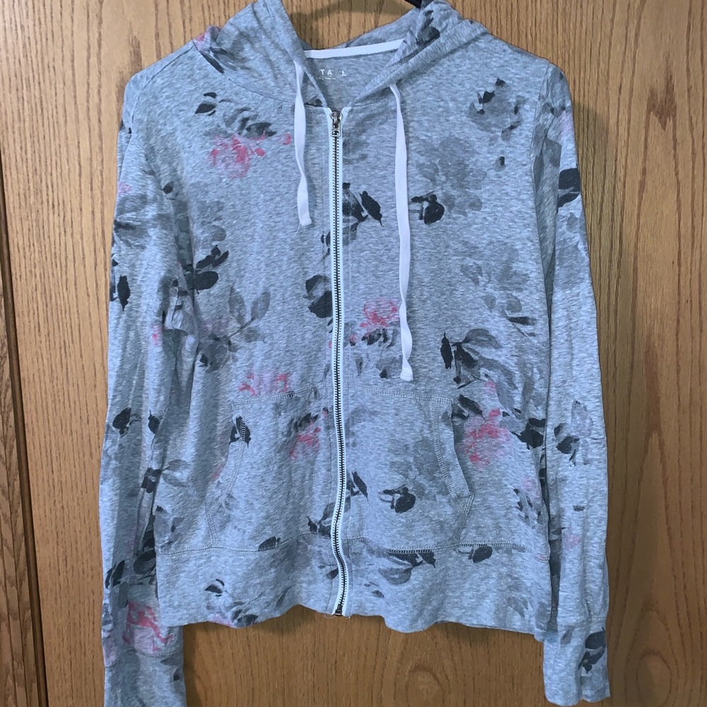 Aeropostale Grey Sweatshirt with Flowers